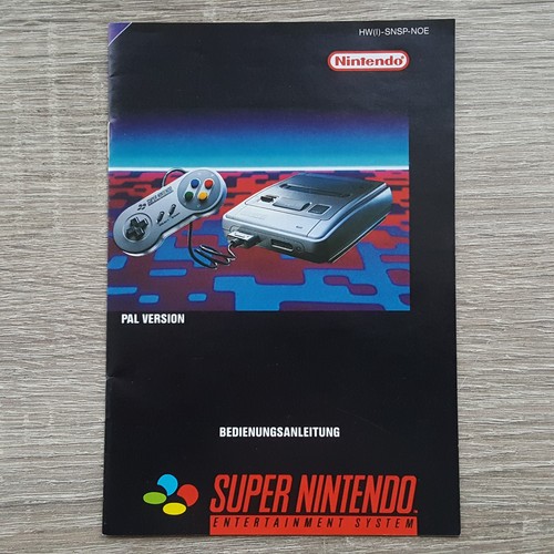 Super nintendo snes anleitung - super,