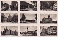 sw Mehrbild AK STOLP, Slupsk in Pommern, gelaufen 1942