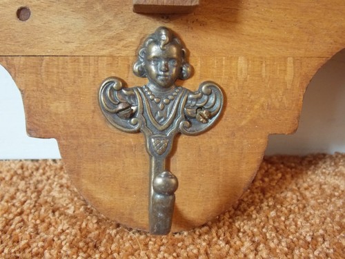 Antike wandgarderobe messing - antike,