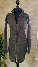 DIESEL * Exklusives, figurbetontes Kleid aus Feincord * Braun * Gr. XS/S (M) * V