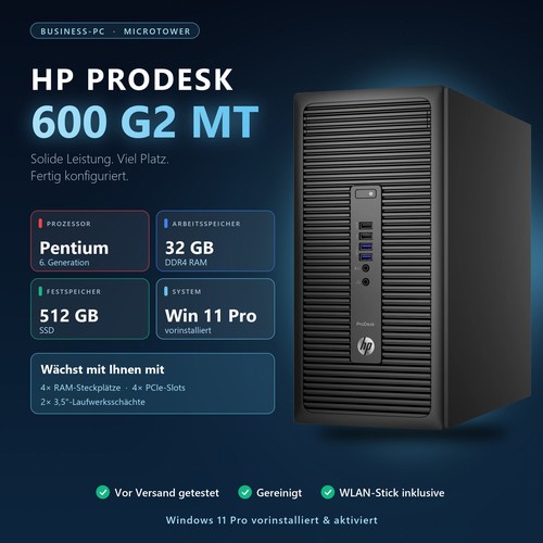Prodesk 600 mt pentium - 600,