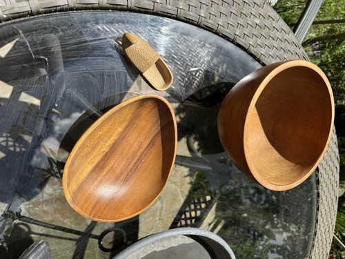 Teak holz schale vintage - vintage, mid