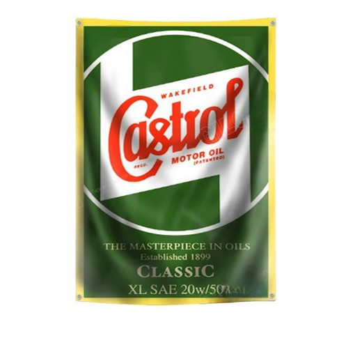 Castrol öl banner flagge - castrol,