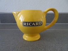 RICARD kleine Wasserkanne Keramik Karaffe Krug Kanne mit Werbung Vintage