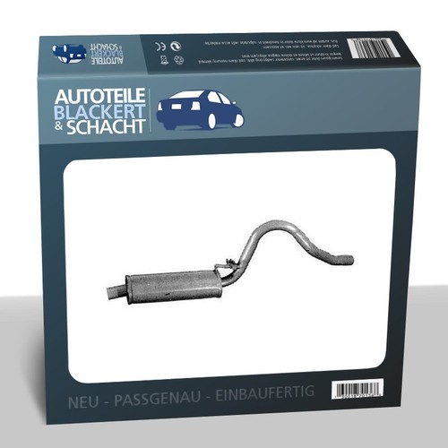 Auspuff mitteltopf für opel - auspuff,