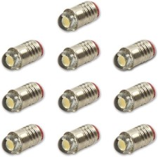 10 STK. warmweiss/weiß LED