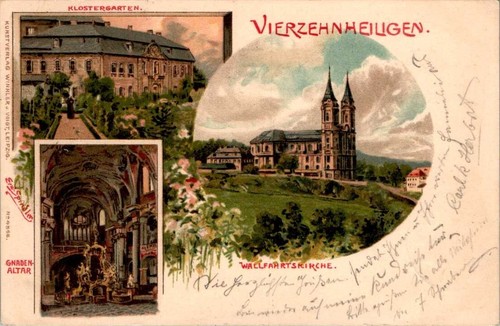 Litho gruss aus bad - litho,