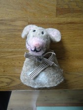 Eierwärmer Maus Filz Neuwertig Maus