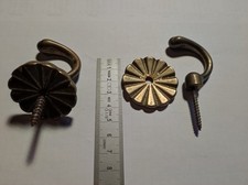 2 Stück Messing Wandhaken