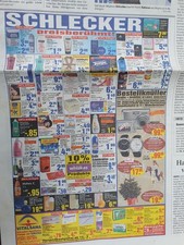 alte Werbung Schlecker 2008 aus der Rheinischen Post - Sammler