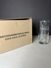 12x Set Rastal Coca Cola Softdrinks Glas 0,2l Wave Eichstrich OVP Gastro TOP✅