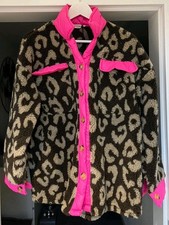 Teddy Jacke Animal Print bis Gr. 44