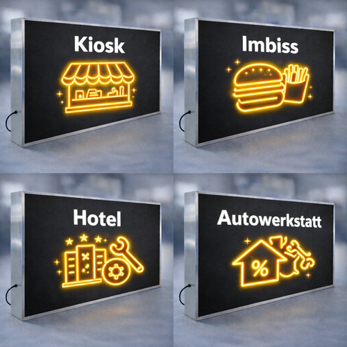 Led leuchtkasten 1seitig - leuchtkasten,