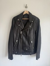 All Saints Lederjacke Large
