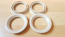 4 Zentrierringe 72,5 x 57,1 BORBET ARTEC ASA ICW RH SMOOR Audi VW SEAT ◄1015►
