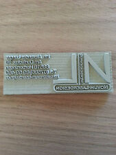 Textplatte für Trodat Professional 5200 5203 5204 5205 5206 5207 5208 5211