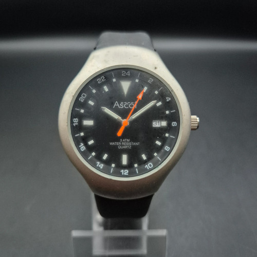 Ascot herren uhr schwarz - uhr, –