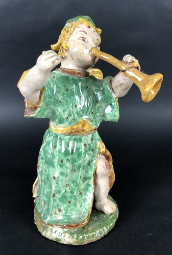 Alte expressive keramikfigur - alte,