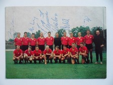 1.FC Nürnberg org. signiert Mannschaftskarte Bergmann 60er Jahre   #249