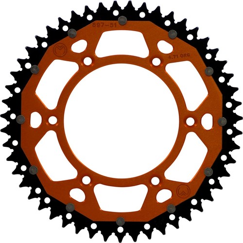 Doppelkettenrad hinten für