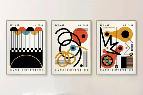 Leinwanddrucke bauhaus vintage - leinwanddrucke,