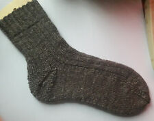 Herrensocken handgestrickt    90% Merinowolle Gr. 43  mit verstärkter Ferse