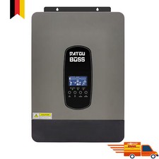 Solar Hybrid Wechselrichter 48V 6200W Reine Sinus Inverter Eingebaut MPPT 110A