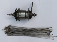 Sachs Fahrrad Nabe hinten 36L mit 2,33 mm dicke Speichen für 28 Zoll Felge