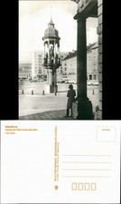 Ansichtskarte Magdeburg Magdeburger Reiter auf dem Alten Markt 1989