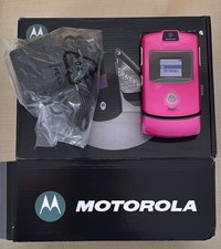 Motorola RAZR V3 Komplett Neu Mit OVP Pink Alles Neu Garantie Händler MwSt TOP