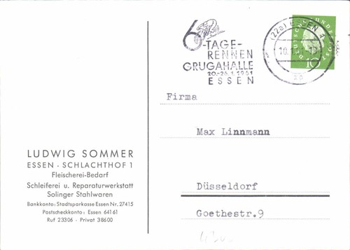 Postkarte - (y3884),