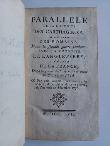 Altes buch 1757 karthager - altes,