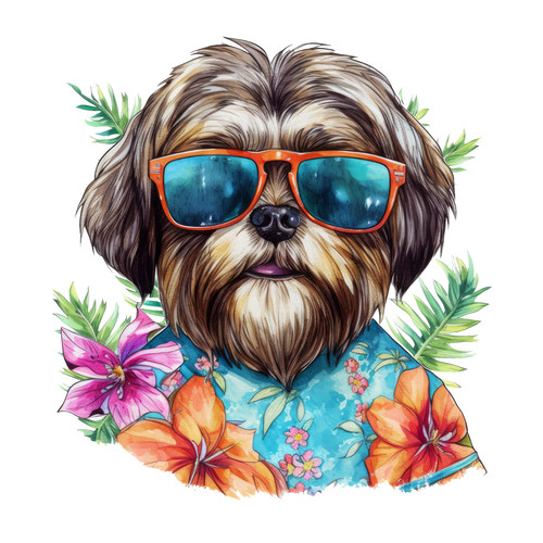 100x shih tzu auto - 100x, aufkleber