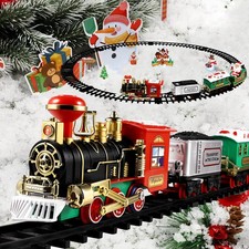 Elektrischer Eisenbahn Zug Weihnachtszug Set Modelleisenbahn Weihnachtsbahn Zug