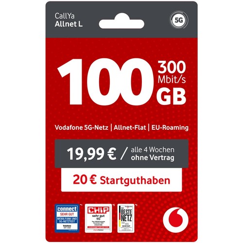 Vodafone prepaid callya 100 - vodafone, l|100