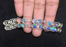 Feuer Polarlicht Opal 925