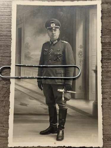 Orig foto wehrmacht - foto, offizier