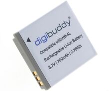 Akku für Canon NB-4L 750mAh CANON Digital Ixus 30 40 50 55 60 65 70 75 80 82 IS