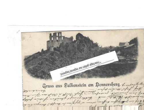 Falkenstein winnweiler litho - falkenstein,