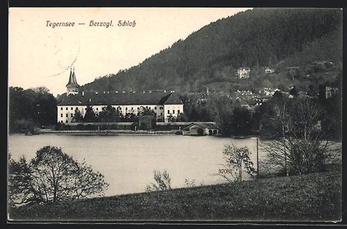 Tegernsee blick vom seeufer - vom,