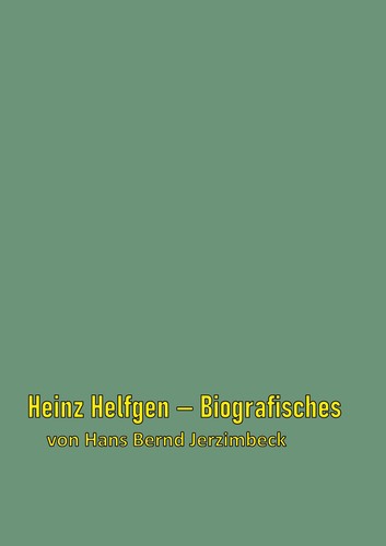 Heinz helfgen - heinz, (buch)