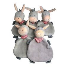 5x Schmusetuch Esel Emil Rossmann mit Krawatte gebrauchter Zustand