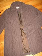 Esprit Steppjacke Gr.M dunkel-braun schoko Reißverschluß Jacke Mantel Taschen