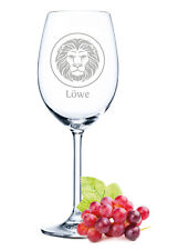 Leonardo Weinglas mit Gravur "Sternzeichen Löwe"