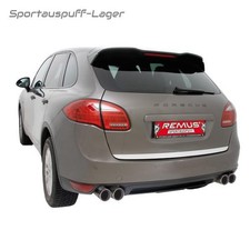 Remus Duplex Sportauspuff Porsche Cayenne 2 Turbo 958 je 2x98mm Street Race