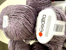 14 Knl 700 g GEDIFRA FIOCCO Baumwolle Glanz Flieder Rosa Lavendel Frühling Lana