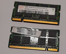 2x 1GB 2Rx8 DDR2-RAM PC2-5300S-555-12 667MHz Hynix Notebook Arbeitsspeicher