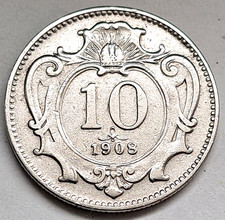 Österreich 10 Heller 1908