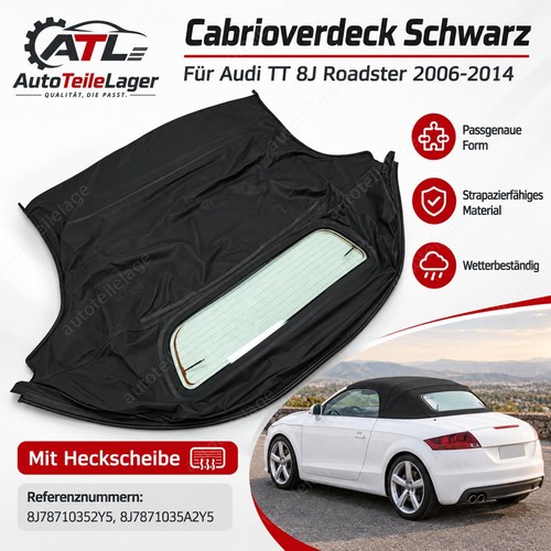 Cabrioverdeck schwarz mit - schwarz,