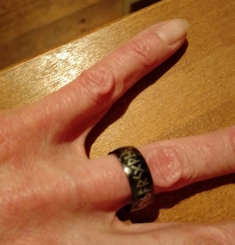 Runenring edelstahl - edelstahl, ~